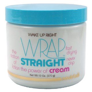 Wake Up Right Wrap Straight Cream 13oz (New Black n Sassy