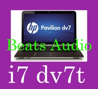 New HP Pavilion dv7t Quad Core i7 Laptop dv7 8GB 750GB Blu ray 17 3