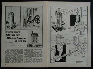 Steam Engine Brass Design How to Build Plans from Fire Extinguisher