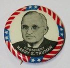 1948 Harry Truman Henry Wallace Political Campaign Pinback Buttons