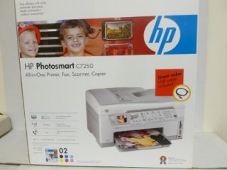 HP Photosmart C7250 All in One Print Fax Scan Copy Wireless