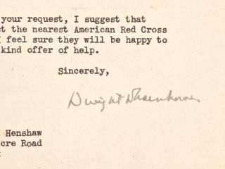 very desirable letter from the Supreme Headquarters of the Allied