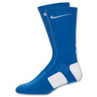 Mens Nike Elite Basketball Crew Socks Royal Blue