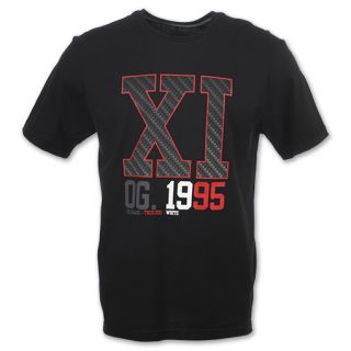 Jordan XI OG 95 Mens Tee Black/Gym Red