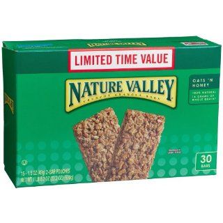 Nature Valley Granola Bar, Crunchy Oats N Honey, 30 Count Boxes (Pack