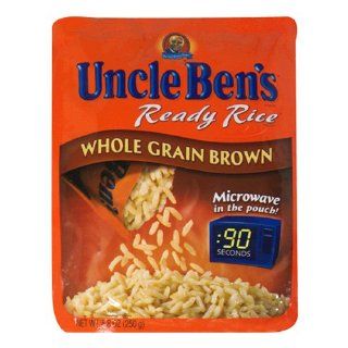 Uncle Bens Ready Rice Pouch, Whole Grain Brown, 8.8 Ounce Pouches