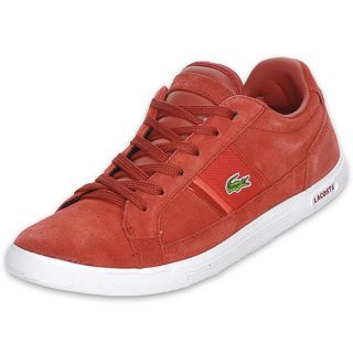 Lacoste Europa Mens Casual Shoe Red/White