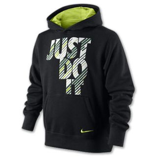 Nike YA76 Just Do It Kids Hoodie Black