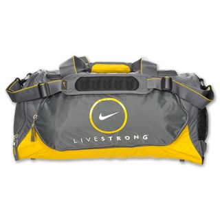 Nike LIVESTRONG Medium Duffel Bag Grey/Maize