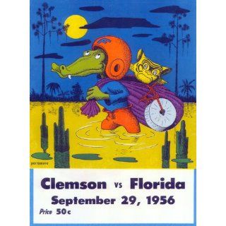 Historic Game Day Program Cover Art   FLORIDA (H) VS