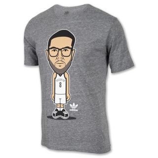 Mens adidas Brooklyn Nets NBA Williams Geeked Up Tee Shirt