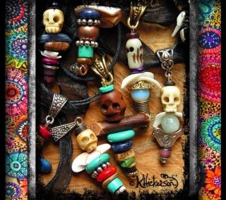 Hickerson Art Voodoo Doll Talisman Love Spell Necklace
