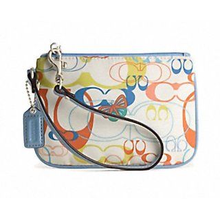 Coach Signature Optic Wristlet Case Bag for Ipod 45015