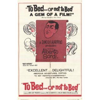 To Bedor Not to Bed Movie Poster (11 x 17 Inches
