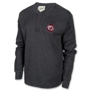 South Carolina Gamecocks NCAA Thermal Henley Mens Long Sleeve Shirt