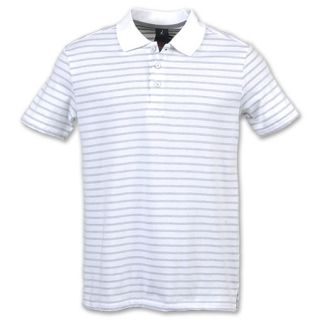Jordan Top Drawer Mens Polo Shirt White/Cool Grey