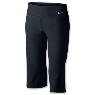 Girls Nike Legend Regular Capri Pants Black/Cool