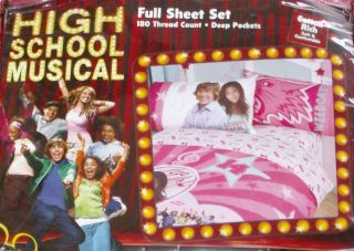 High School Musical Sheet Full Bed Sheets
