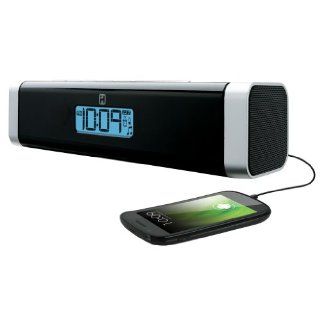 iHome Portable Alarm Clock Stereo Speaker with USB
