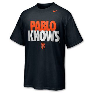 Nike MLB San Francisco Giants Panda Knows Mens Tee Shirt