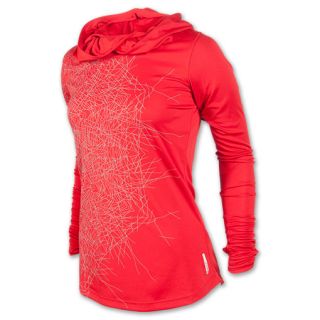 Womens Asics Hanworth Hoodie Flame