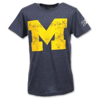 NCAA Michigan Wolverines Destroyed Mens Tee Shirt