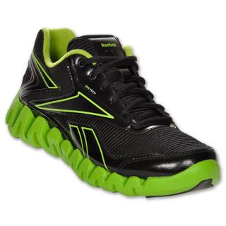Reebok Zig Activate Kids Running Shoes Black/Green