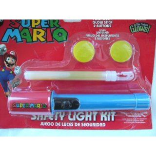 Super Mario Safety Light Kit w/ Flashlight, Glowstick, & 2
