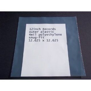175   12inch Record   SLEEVES   OUTER PLASTIC   4mil