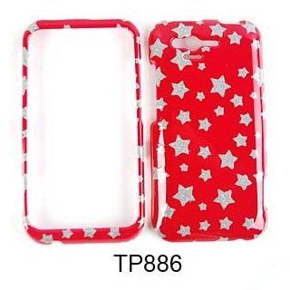 CELL PHONE CASE COVER FOR HTC RHYME GLITTER STARS ON HOT