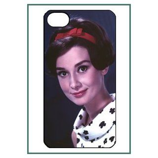 Audrey Hepburn iPhone 4 iPhone4 Black Designer Hard Case