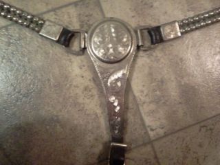 Antique Parade Saddle Breast Collar Beaded Silver Horse Tack Show