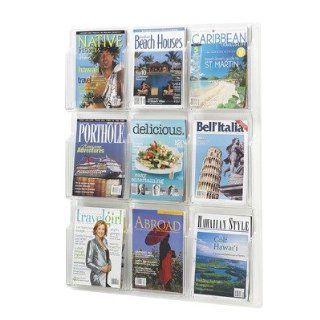 Safco 5603CL   Reveal Clear Literature Displays, 9