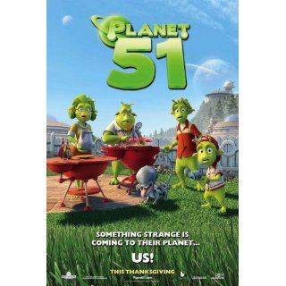 Planet 51 Original Double Sided 27x40 Movie Poster   Not A
