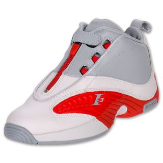 Reebok Answer IV Kids Basketball Shoes Grey/Red