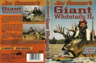 Jim Shockey Giant Whitetails ll Buck Whitetale Deer Hunting DVD New