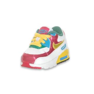 Nike Air Max 90 Toddler Running Shoes White/Tour