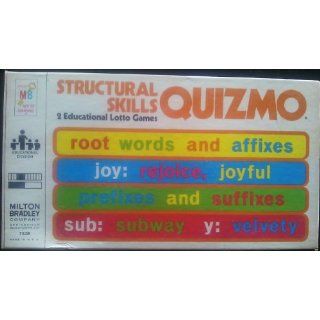 Structural Skills Quizmo 2 Educational Lotto Games Root