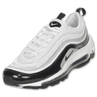 Nike Air Max 97 Kids Running Shoes White/Black/Met