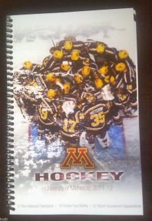 Minnesota Gophers Hockey Yearbook New