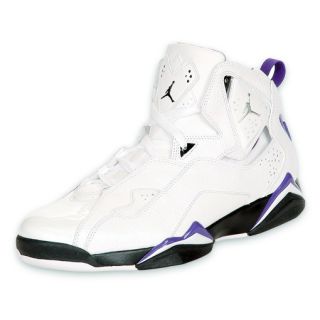 Jordan Mens True Flight Basketball Shoe White