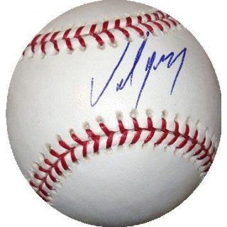 Joel Guzman Autographed Baseball