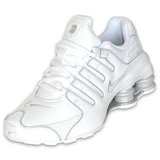 Boys Gradeschool Nike Shox NZ White/Platinum