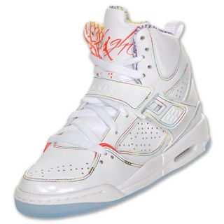 Jordan Kids Flight 45 Basketball Shoes White