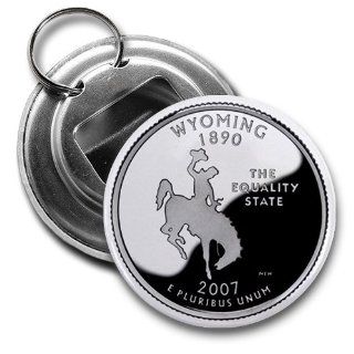 WYOMING State Quarter Mint Image 2.25 inch Button Style