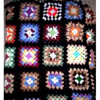   Handmade Crotched Afghan/Blanket/Throw 57 x 42 