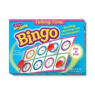Trend Enterprises Bingo Telling Time Game, 3 36 Players