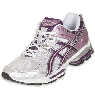 Asics Womens Gel Fluent 2 Running Shoe White/Pink