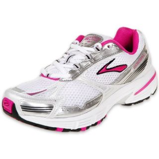 Brooks Womens Switch 2 Running Shoe White/Fuschia