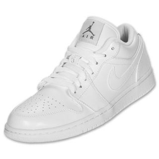 Mens Air Jordan 1 Low Basketball Shoes White